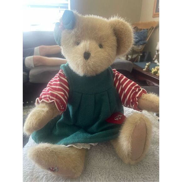 Boyds Bear Kid's Multicolor Spera Mintly Head Bean Collection Peppermint Plush - Picture 12 of 15